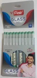 Flair Glass Gel Pen Green