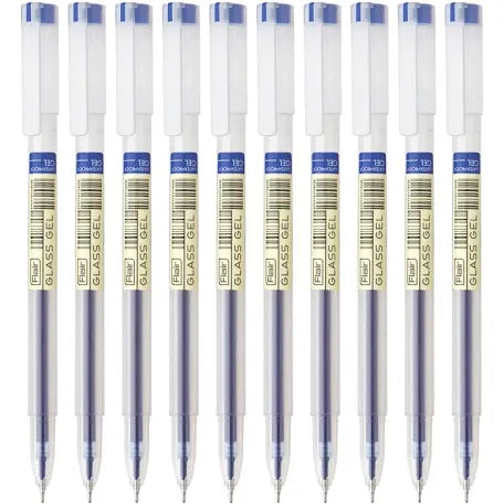 Flair Glass Gel Pen Blue