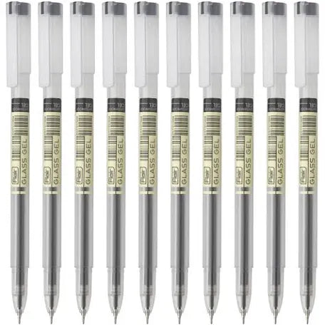 Flair Glass Gel Pen Black