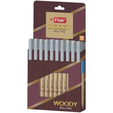 Flair Woody Ball Pen Black