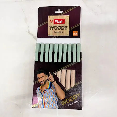 Flair Woody Ball Pen Green