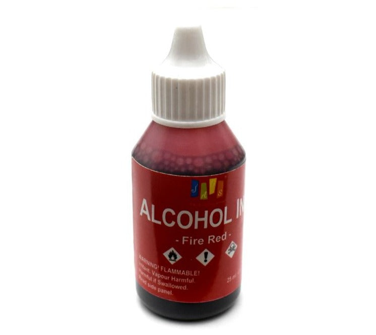 Jags Alcohol Ink Fire Red