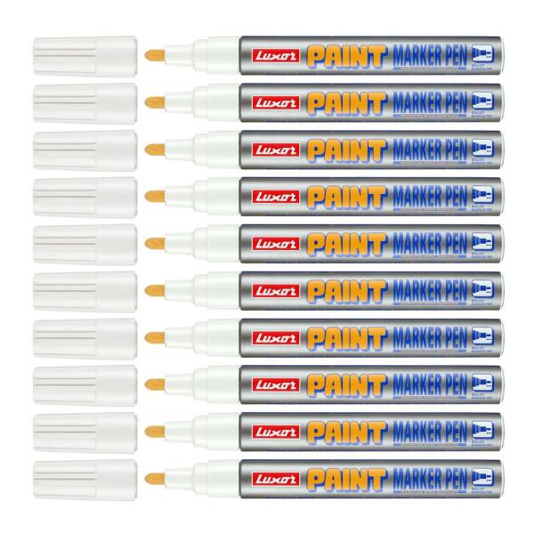 Luxor Paint Marker Pens White