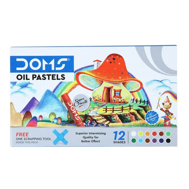 DOMS Oil Pastels Mini 12 Shade