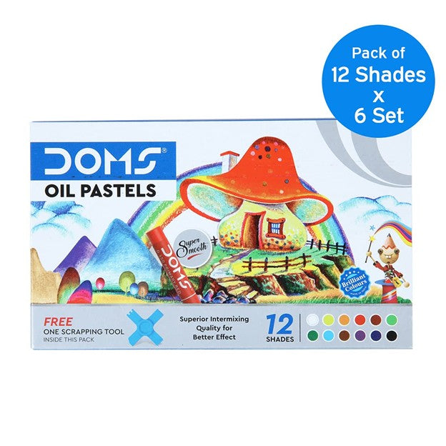 DOMS Oil Pastels Mini 12 Shade