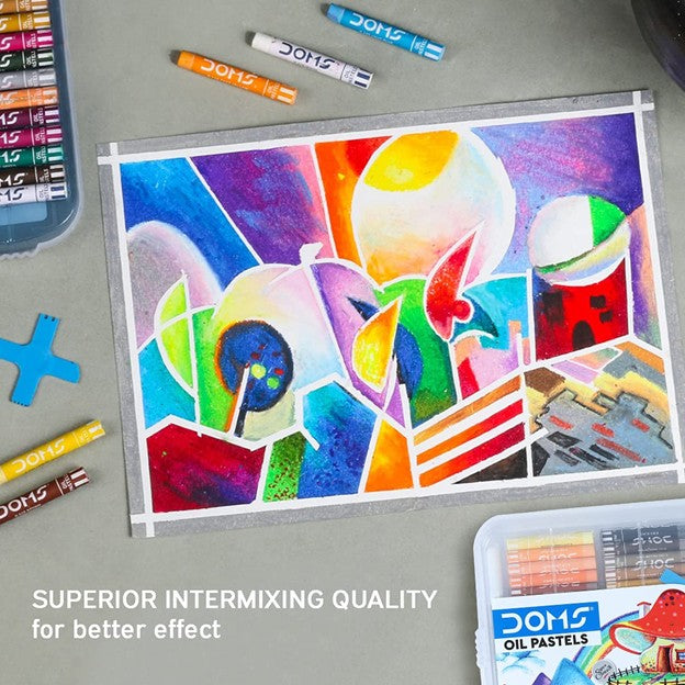 DOMS Oil Pastels Mini 12 Shade