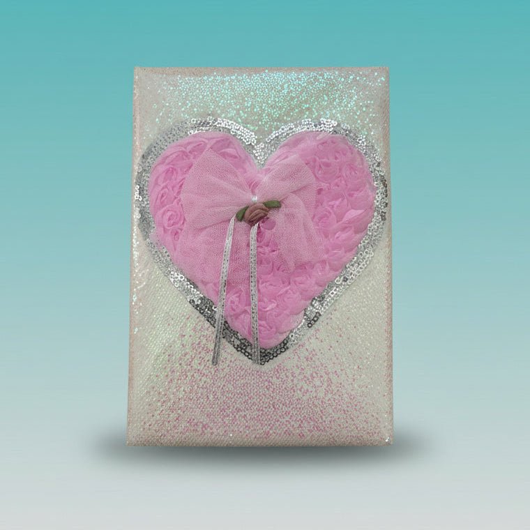 A5 Glitter Diary- Heart by Gift Hub Mart