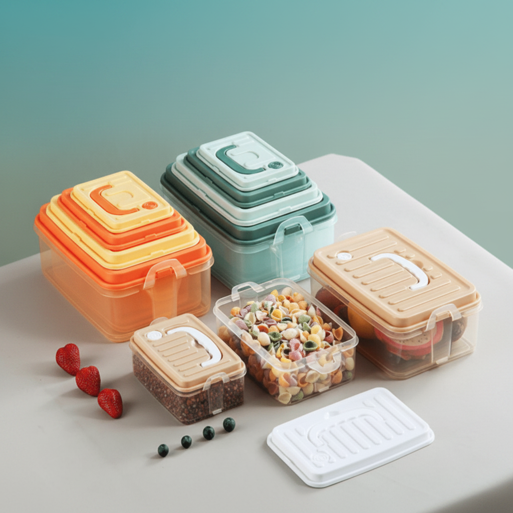 Airtight Food Storage Container Set of 3 by Gifthubmart