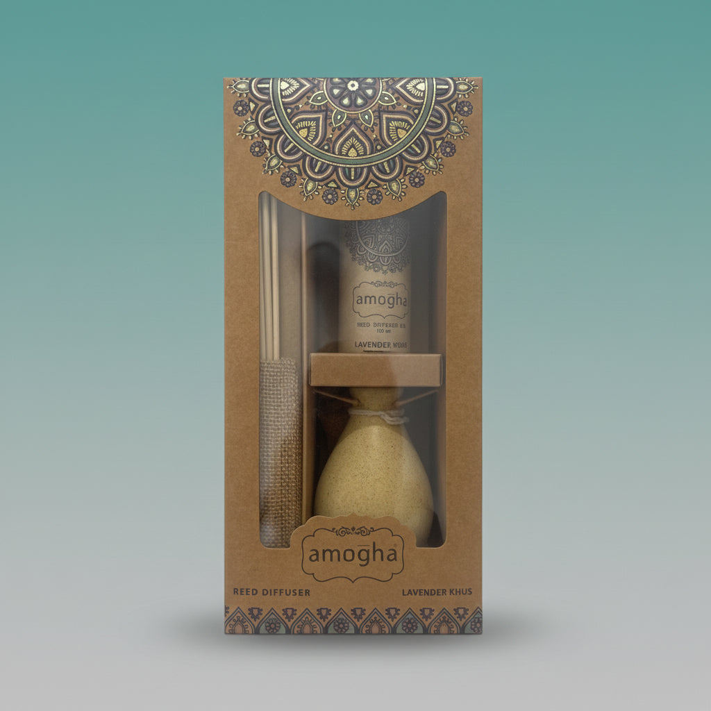Amogha Reed Diffuser Set by Gifthubmart