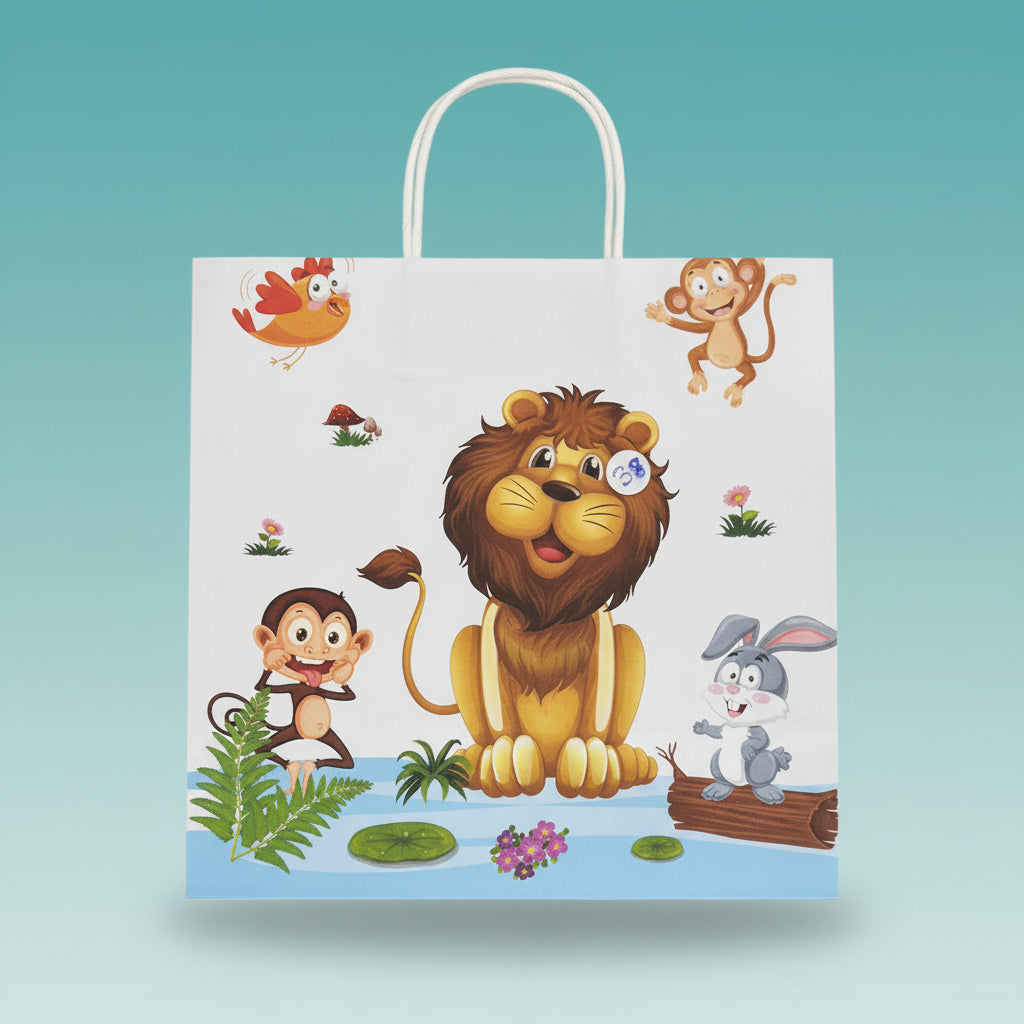 Animal Print Paper Bag by Gifthubmart