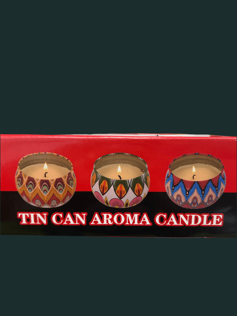 Aroma Candle Tin by Gift Hub Mart