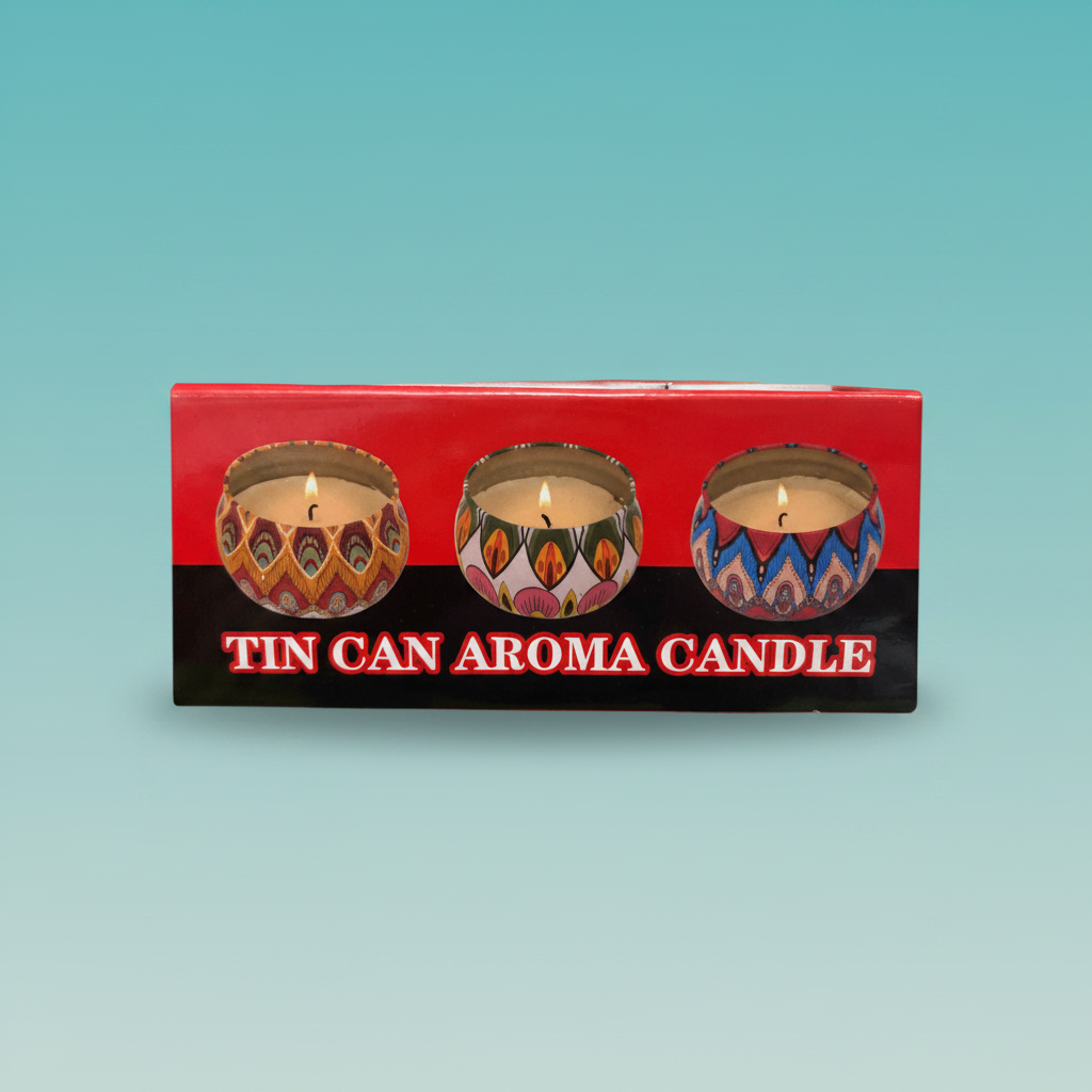 Aroma Candle Tin by Gift Hub Mart