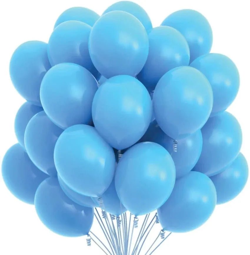 Balloon Metallic Sky Blue by Gifthubmart