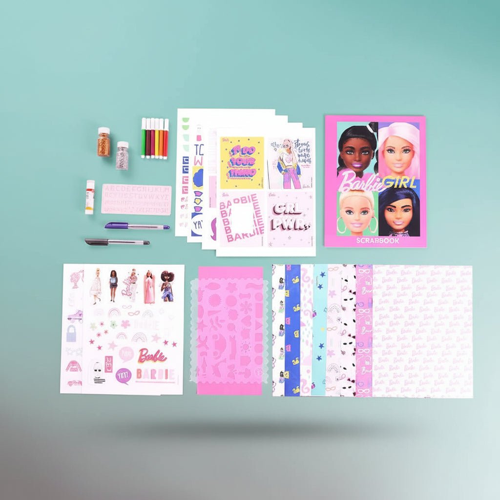 Barbie Scrapbook Kit Mattel Toys (Under 7 Yrs) by Gifthubmart