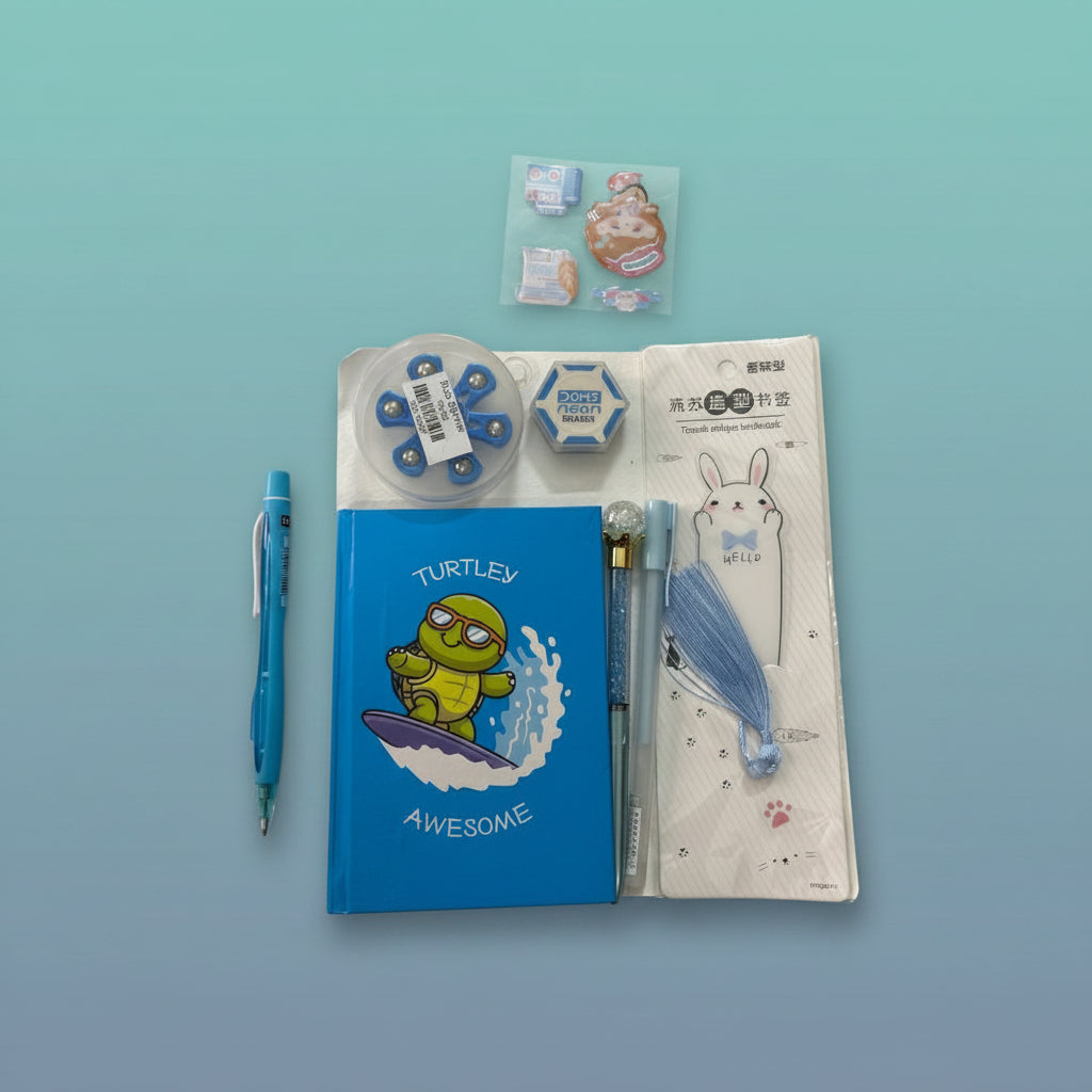 Blue Turtley Combo Set by Gift Hub Mart