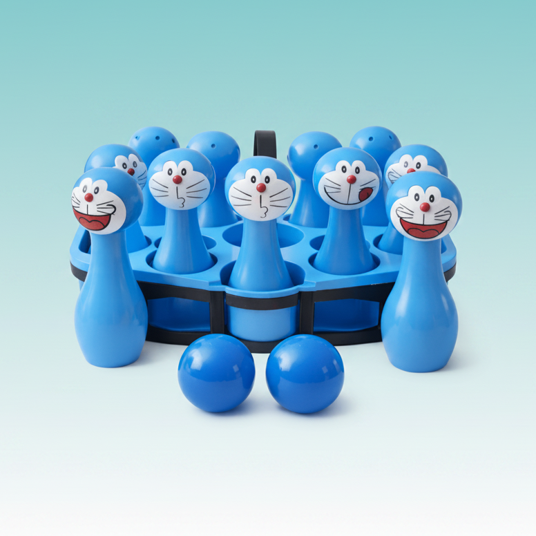 Bowling Bash Doraemon 3+ by Gift Hub Mart