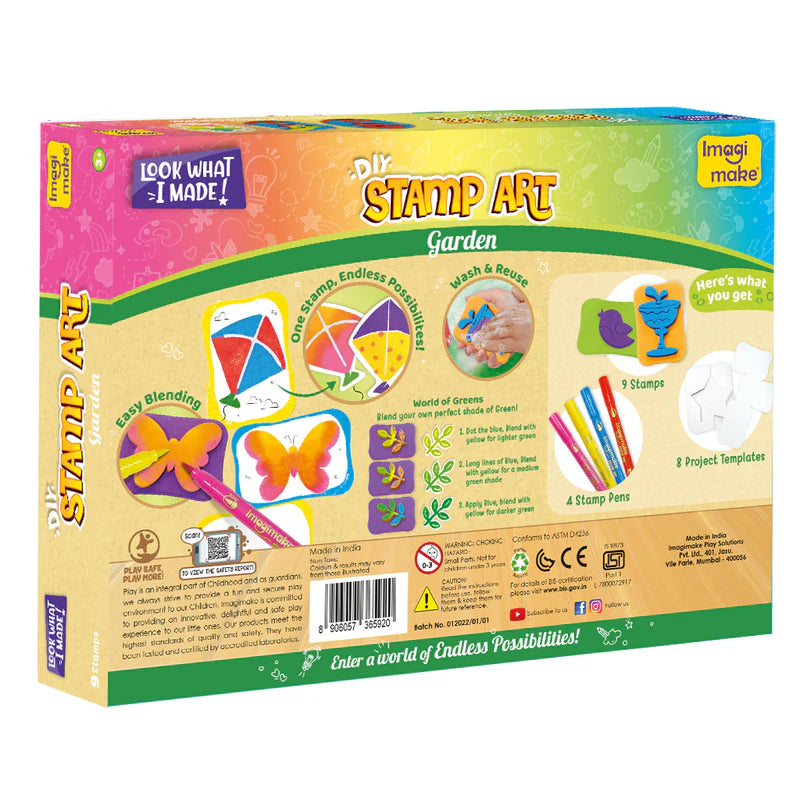 Stamp art Garden