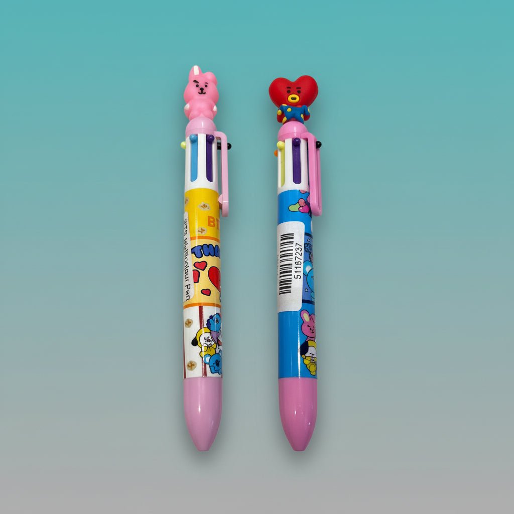 BTS Multicolour Pen by Gift Hub Mart