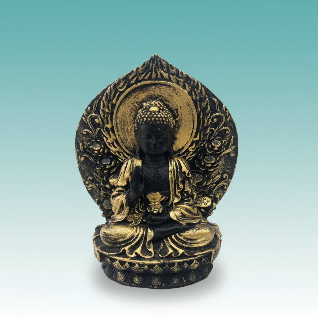 Buddha with Peepal Leaf Statue by Gifthubmart