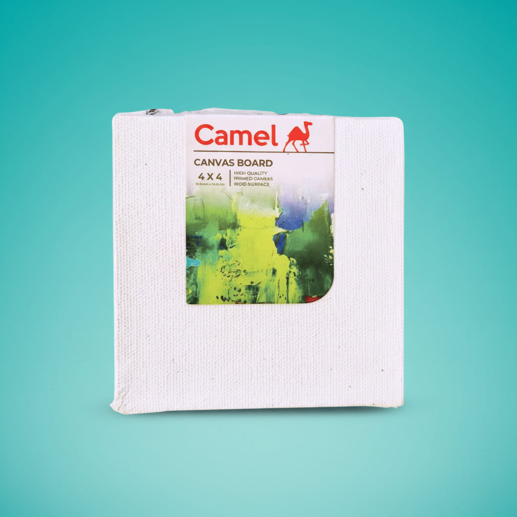 Camel 4"x4" Square Canvas Board by Gifthubmart