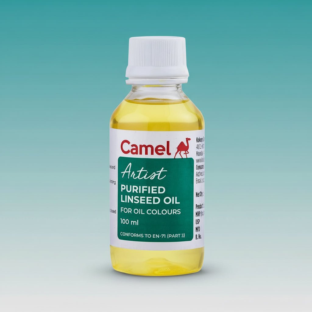Camel Artist Purified Linseed Oil 100 ml by Gifthubmart