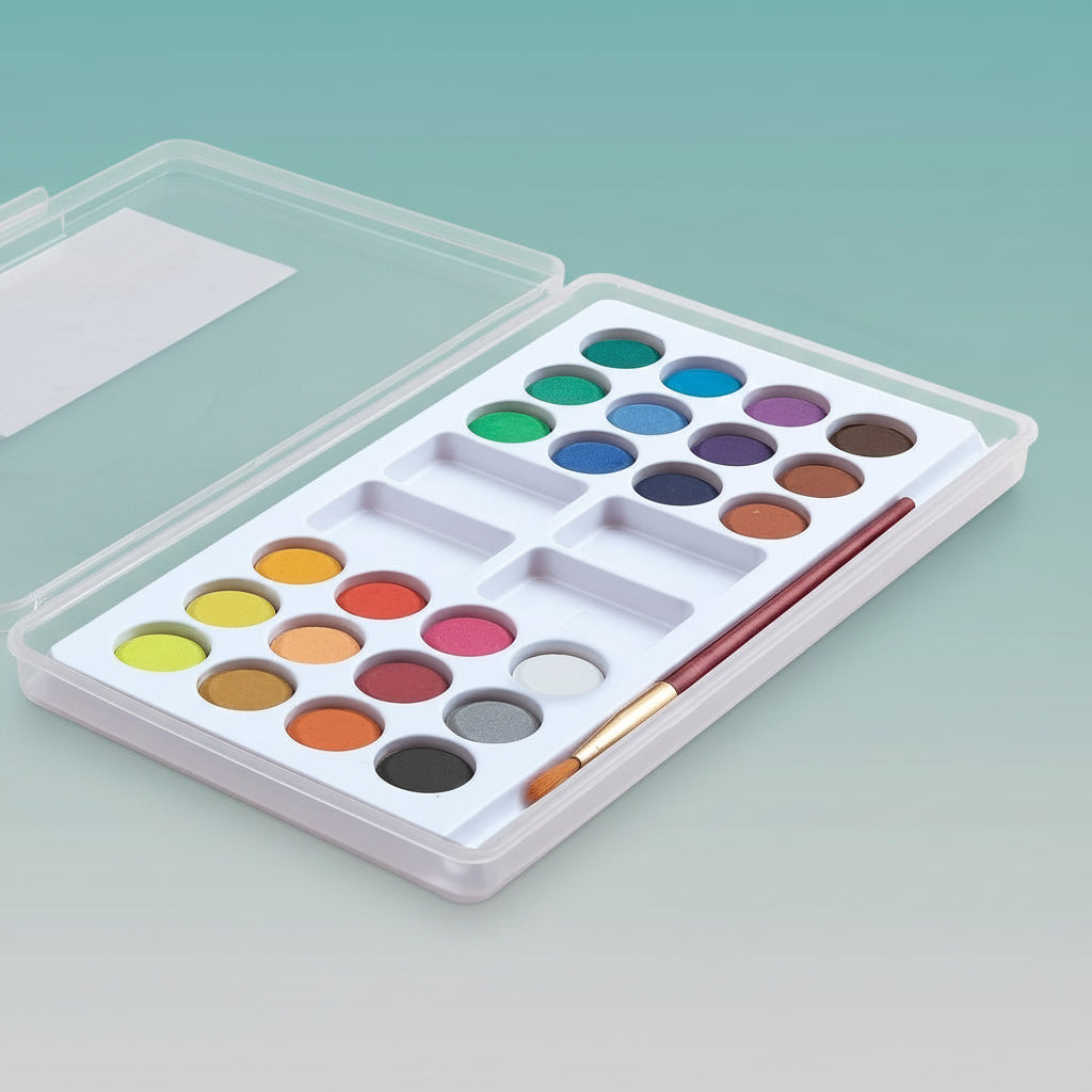 Camel Water Colour Cakes 24 Shades by Gifthubmart