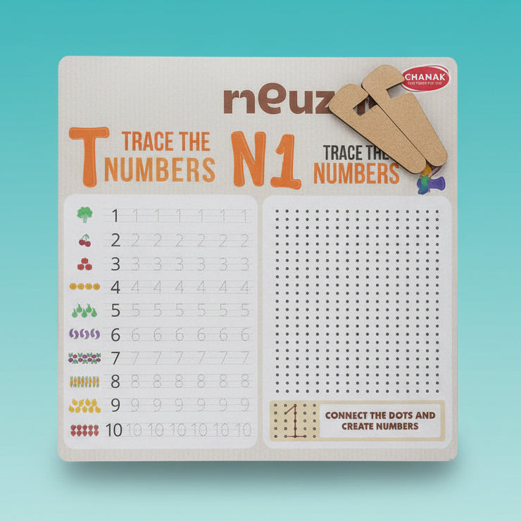 Chanak Wooden Maths Puzzle Set 3+ by Gift Hub Mart