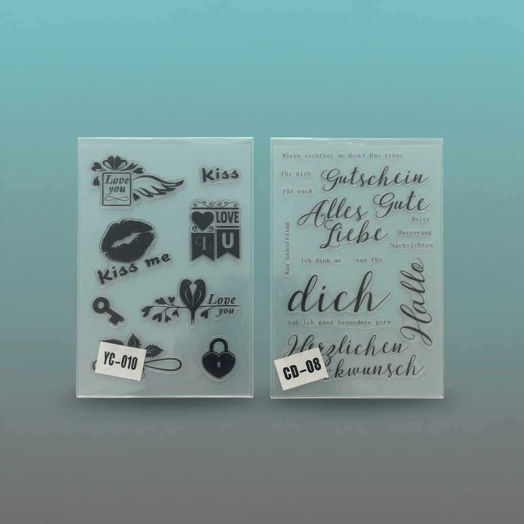 Clear Rubber Stamp 4*6 by Gifthubmart