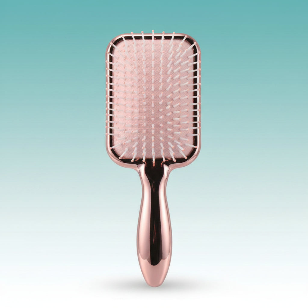 Crown Rose Gold Hair Brush by Gifthubmart