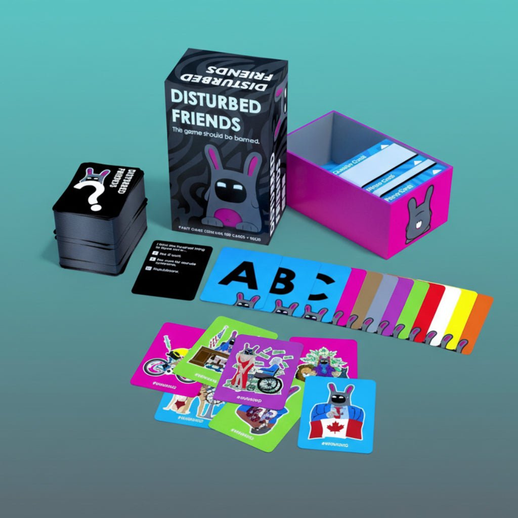 Disturbed Friends Party Game 21+ by Gifthubmart
