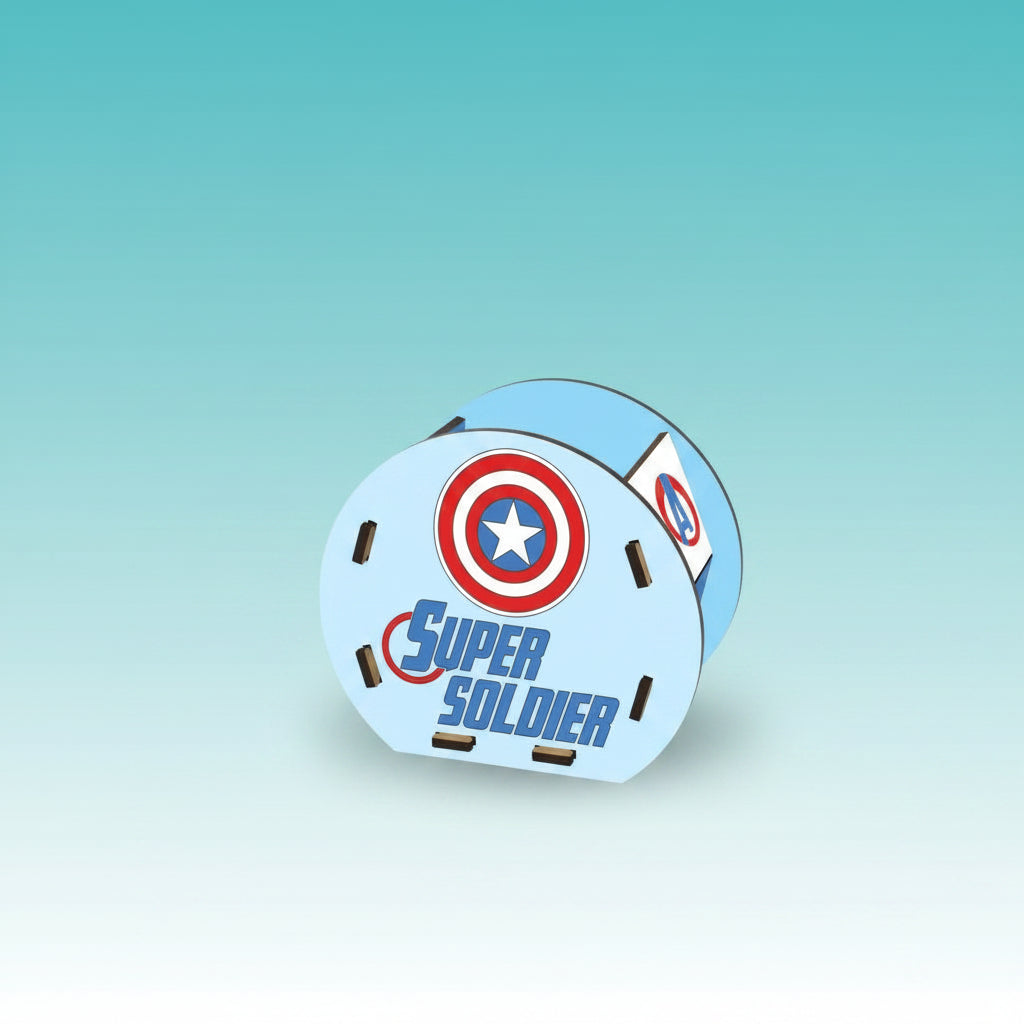 DIY Ratna Avengers Wooden Pen Stand 5+ by Gifthubmart