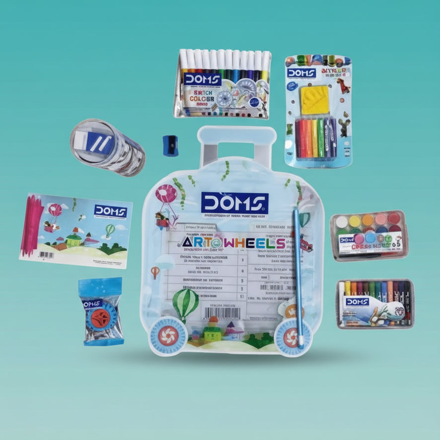 DOMS Art On Wheels Kit by Gift Hub Mart