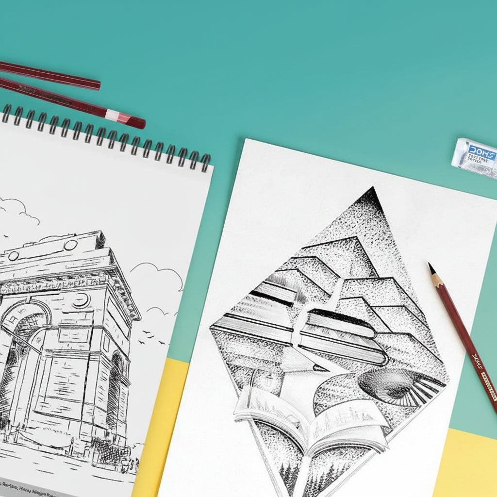 DOMS Drawing Pencil- B by Gifthubmart