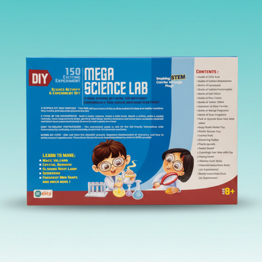 Ekta DIY Mega Science Lab Kit (8+) by Gift Hub Mart