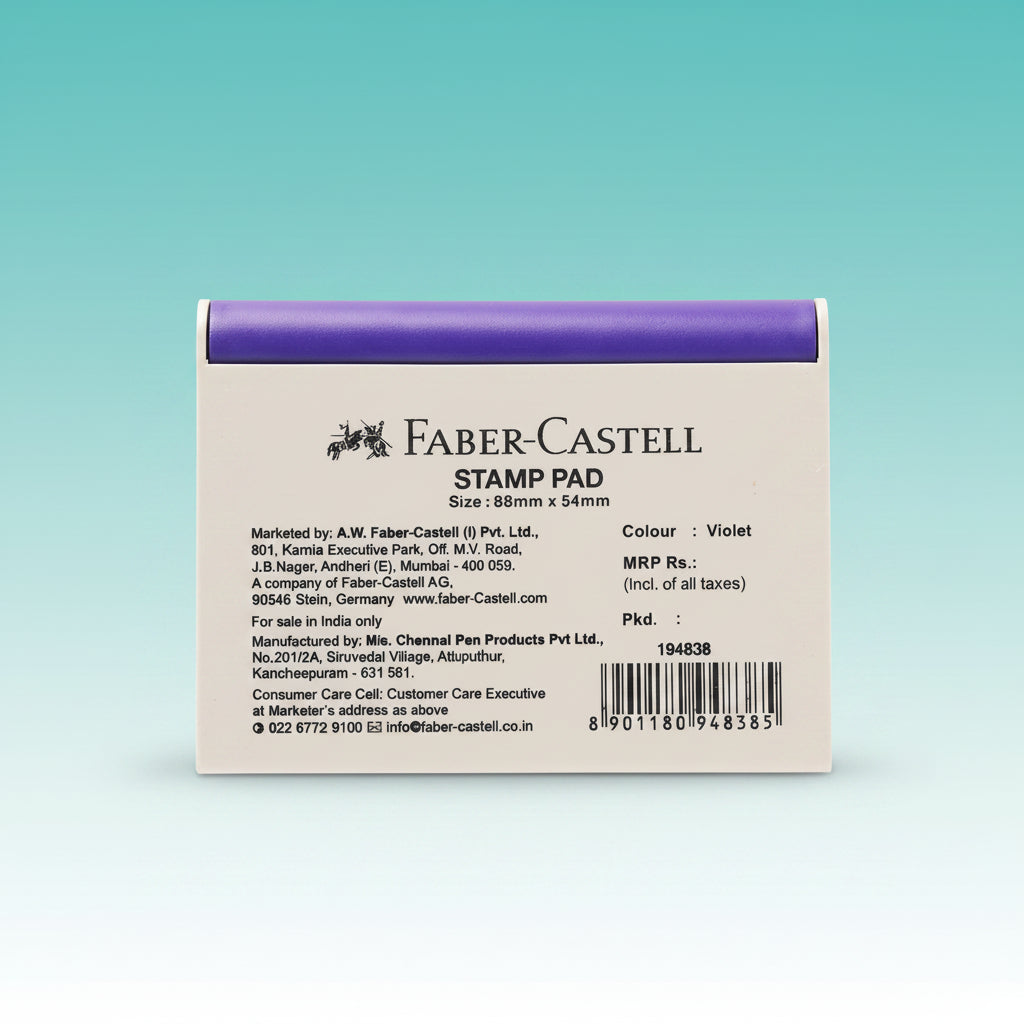 Faber Castell Stamp Pad Small (Blue) by Gifthubmart