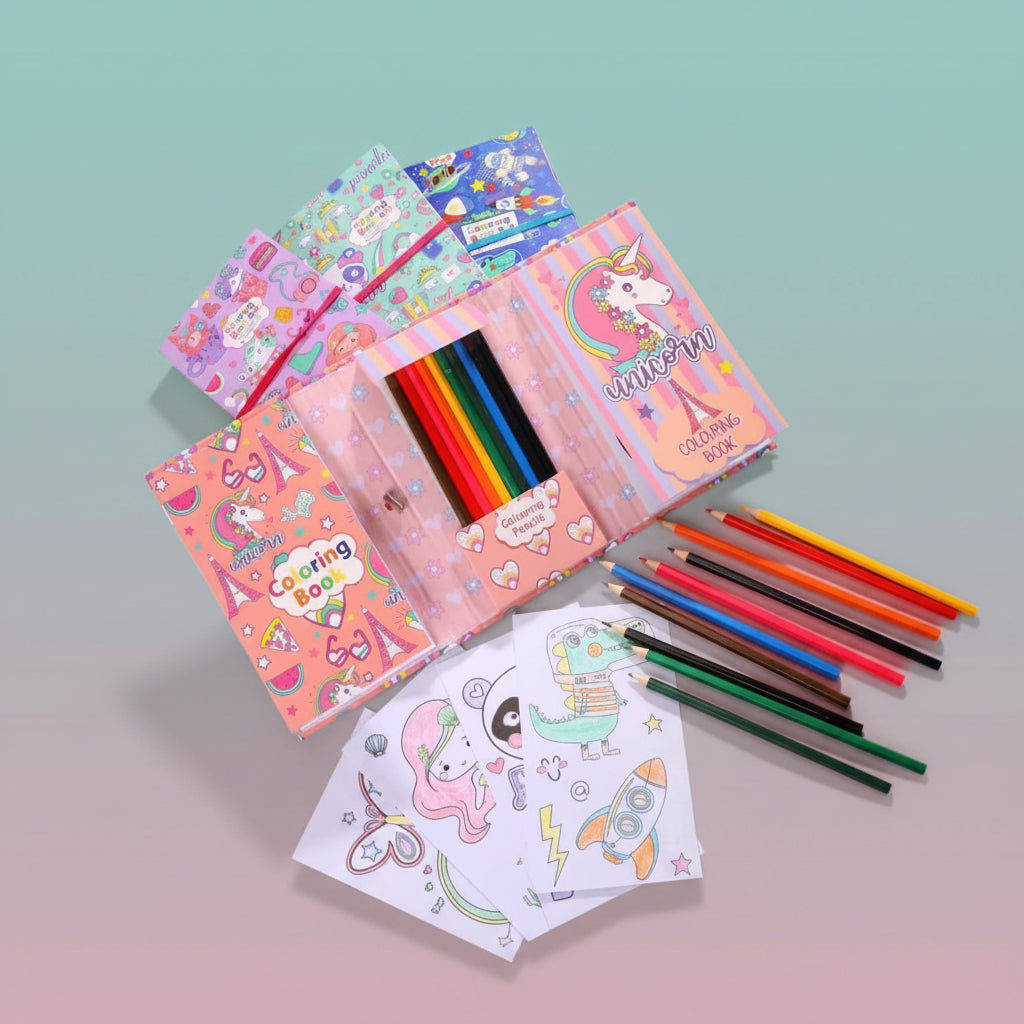 Fancy Coloring Book Set by Gifthubmart