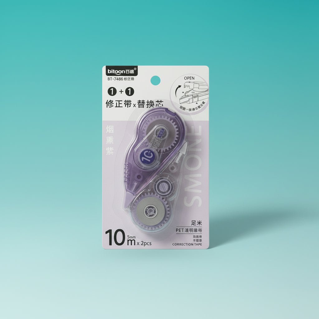 Fancy Correction Tape Set of 2 10M x 5MM by Gifthubmart