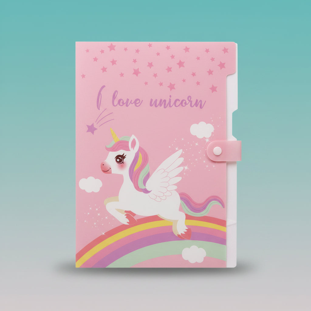 Fancy Kids File Unicorn by Gifthubmart
