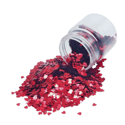 Jags Diy Sequins Heart 6 Colour Pck 60Gsm JDSH51B