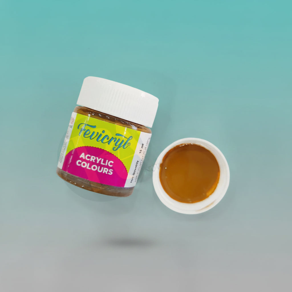 Fevicryl Acrylic Colour Burnt Sienna 01 by Gifthubmart