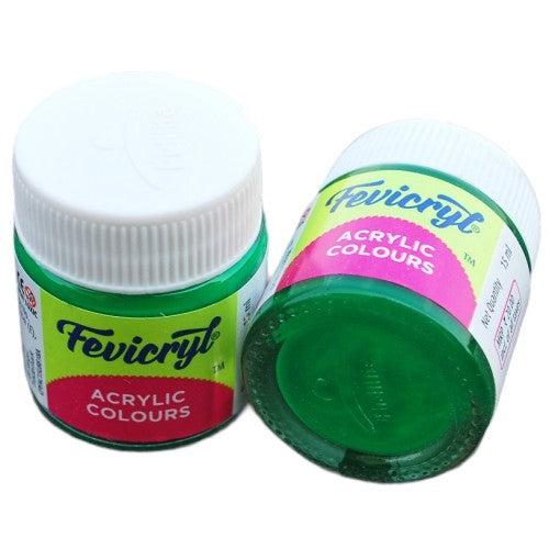 Fevicryl Acrylic Colours 15 ml (Light Green 12) by Gifthubmart