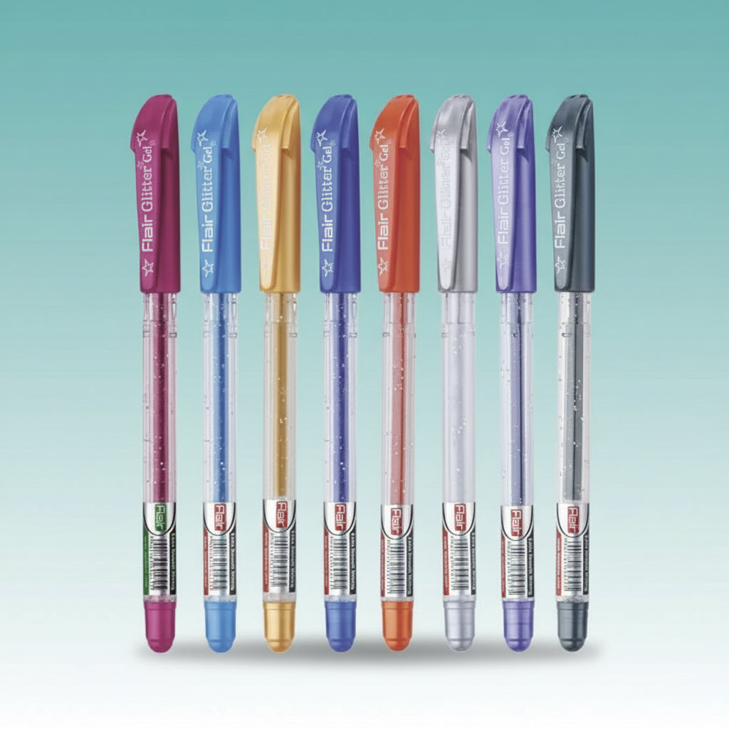 Flair Glitter Pen- Multicolour by Gift Hub Mart