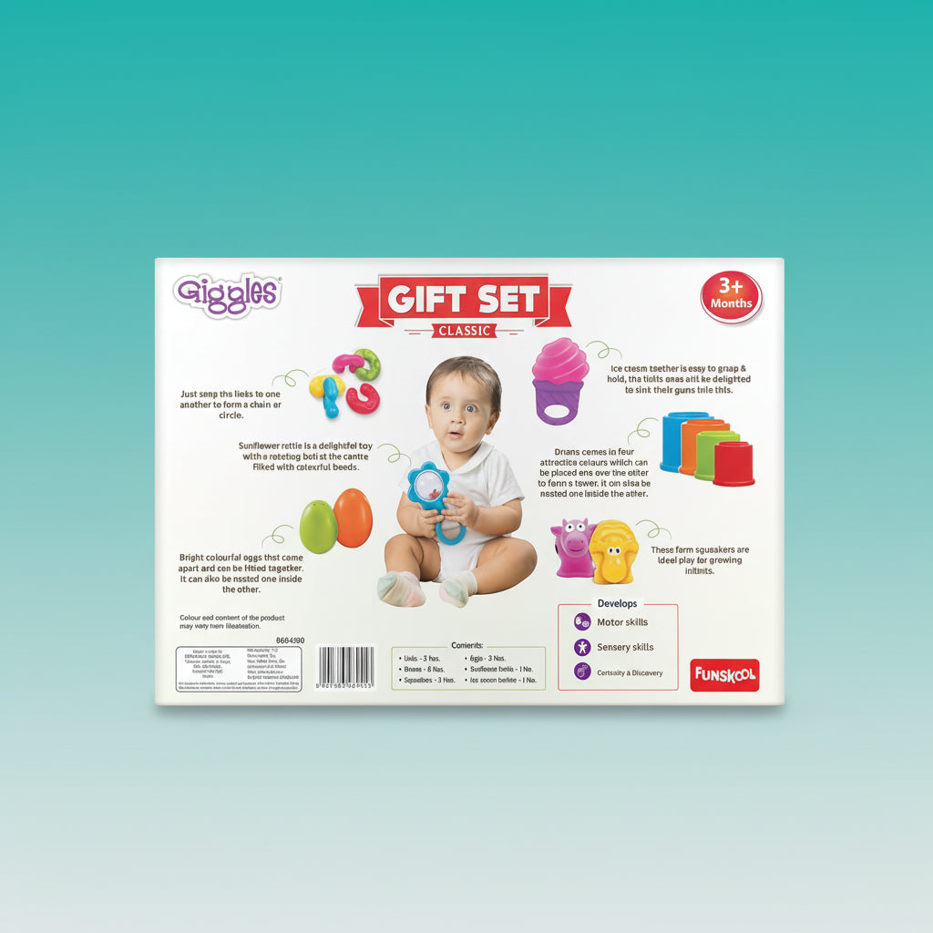 Funskool Giggles Gift Set Premium 18+ months by Gifthubmart