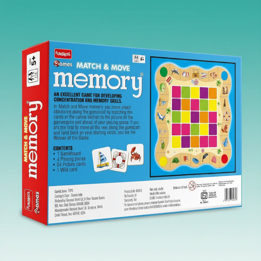 Funskool Match & Move Memory 5+ by Gifthubmart