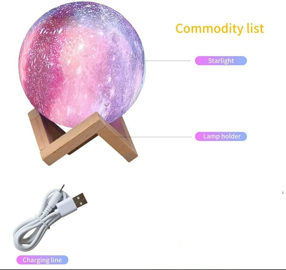 3D Creative Night Lamp Galaxy