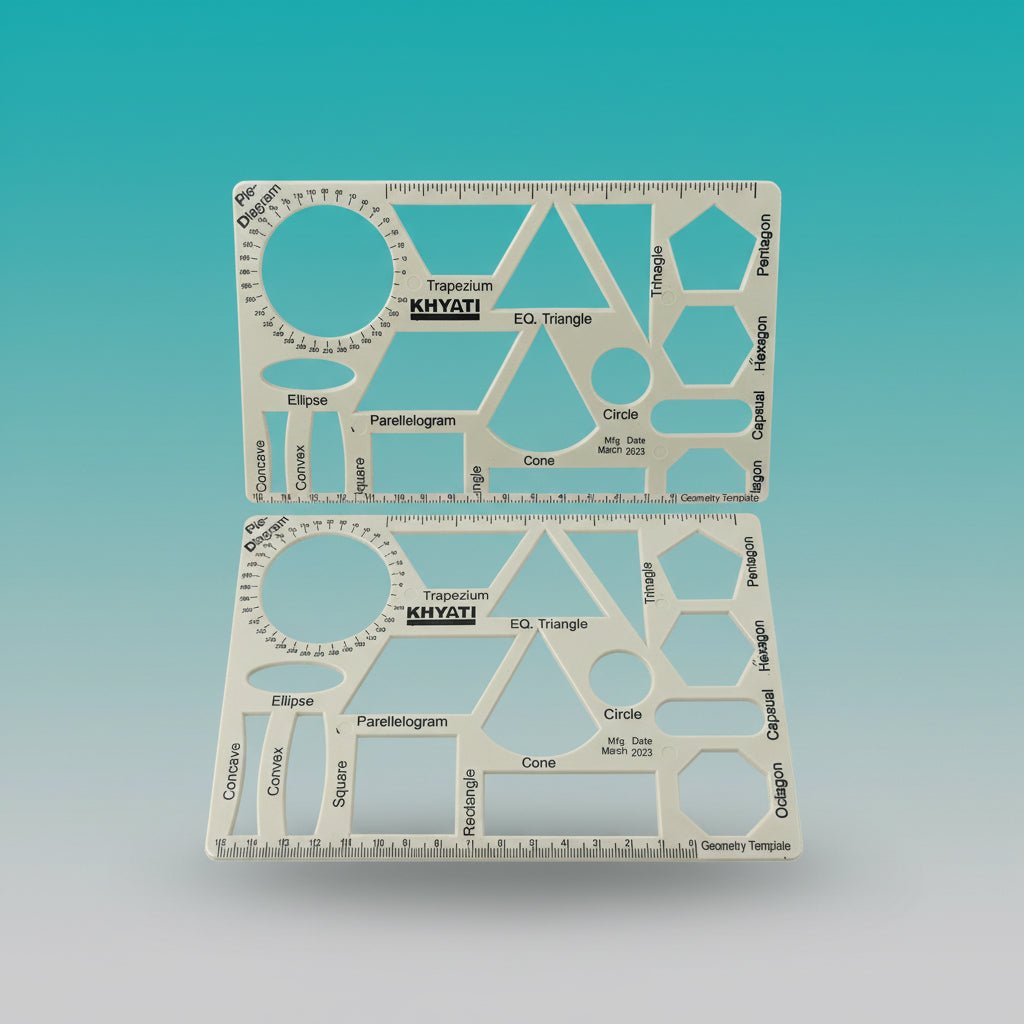 Geometry Template 16 Shapes by Gifthubmart