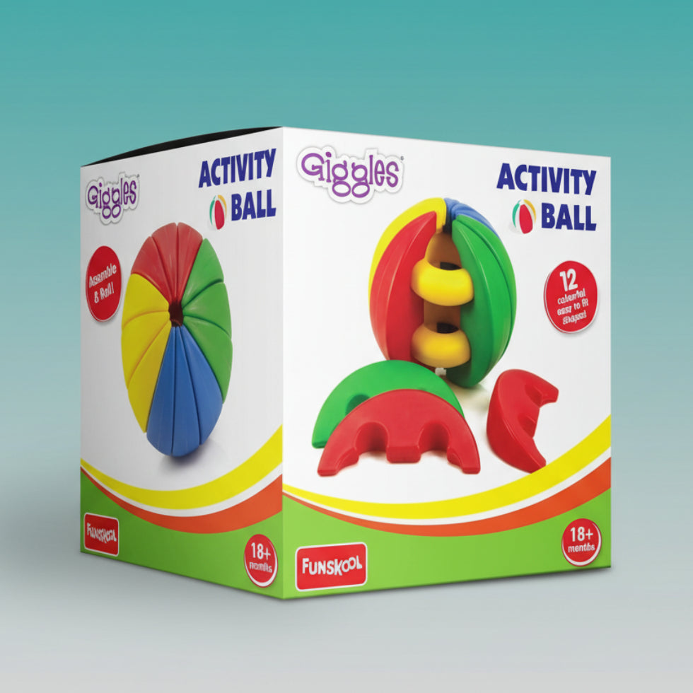 Giggles ACTIVITY BALL 18m+ by Gifthubmart