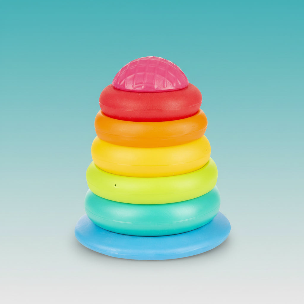 Giggles Stack A Ring 6m+ by Gift Hub Mart