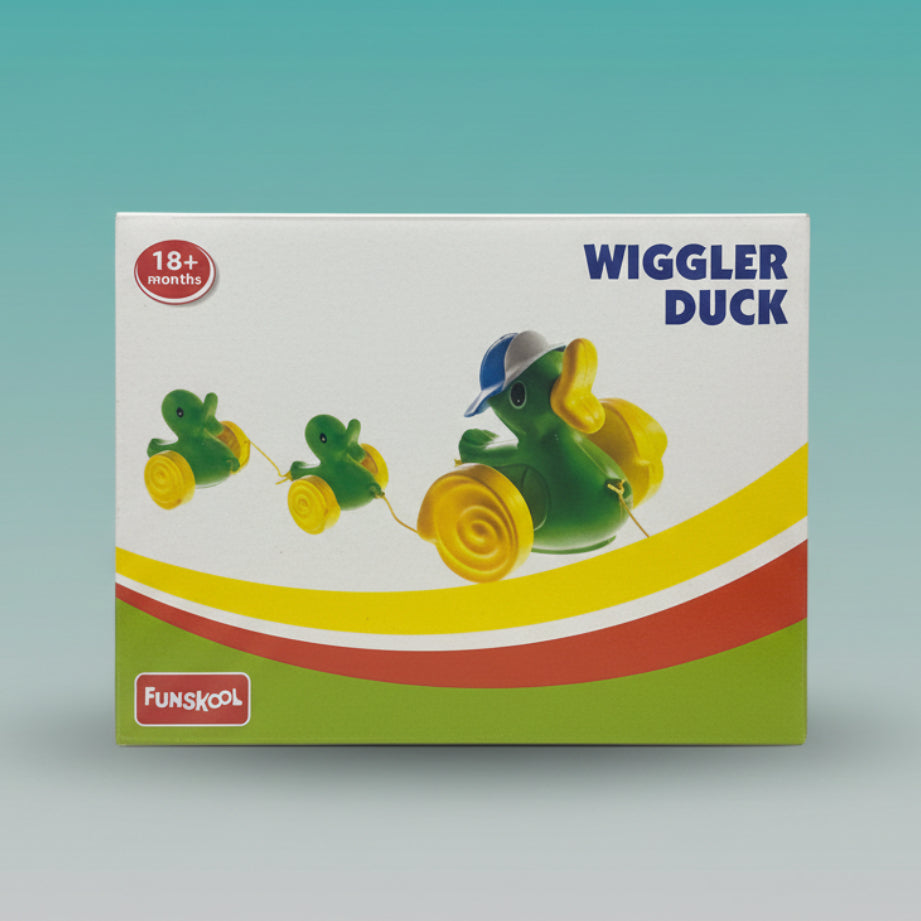 Giggles Wiggler Duck 18m+ by Gift Hub Mart