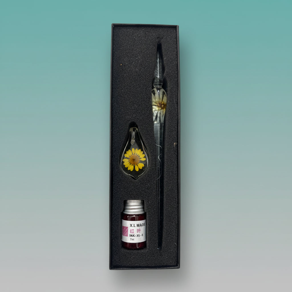 Glass Pen with Ink Set by Gifthubmart